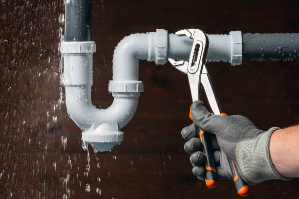 Professional Plumbing technician working in North Lake, WI